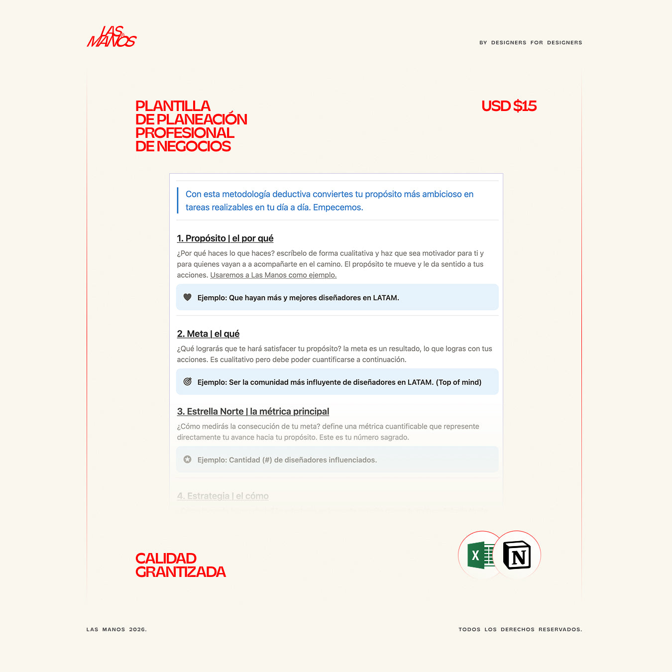 PLANTILLA DE PLANEACIÓN PROFESIONAL PARA NEGOCIOS CREATIVOS